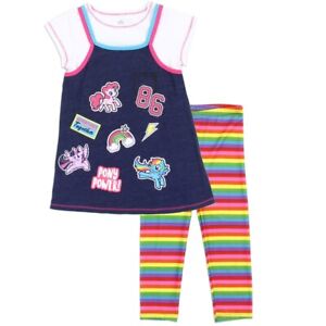 My Little Pony Toddler Girl Legging Set☆Pinkie Pie Rainbow Dash Twilight Sparkle