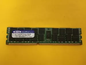1Pc ACTICA RAM 16GB DDR3-1600 REG ECC ACT16GHR72U4J1600S Server Memory - Picture 1 of 5