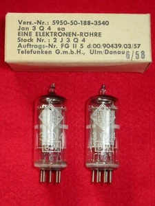 1x 3Q4 TELEFUNKEN RAUTE NOS NEU Röhre geprüft Tube NEW DL95 Valve Valvula Ventil - Picture 1 of 1