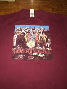 AWESOME!! THE BEATLES SGT. PEPPER T-Shirt Size 2-Sided Print X-LARGE Pre-owned  - Picture 1 of 6