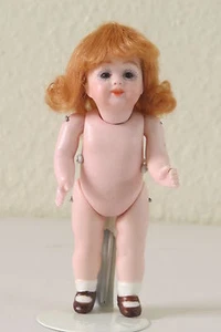 Puppe Miniatur Puppe Repro " D1 " : Kestner 12 CM - Bild 1 von 3