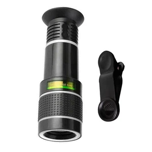 20X Zoom Adjustable Clip On Telephoto Lens External Mobile Phone Camera - Zdjęcie 1 z 14