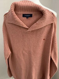 SUÉTER BURBERRY UNISEX DE COLECCIÓN ROSA POLVO MANGA LARGA CON TALLA LARGA 6 ADULTO 6 - Imagen 1 de 10