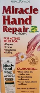 Miracle Hand Repair Cream with Pure Aloe Vera ~8 oz Also Great For Feet!! Sealed - Picture 1 of 3