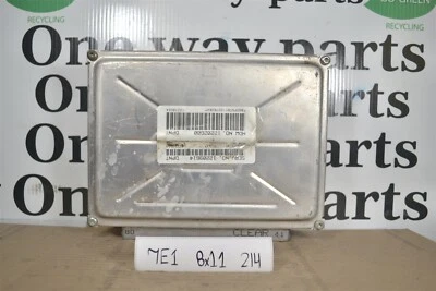 12209614 Unidad de control del motor Buick Chevrolet Pontiac 2001-04 ECU Mod 7E1 214 B11 Foto 1 de 4