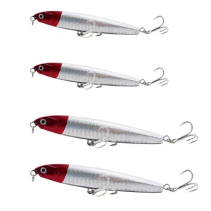 7 PCS Fishing Lures Baits Lifelike Crankbaits Pencil Swimbait Plastic Tackle - Picture 1 of 11