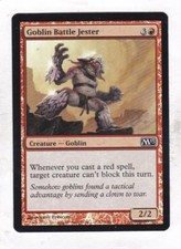 Magic: MTG: M2013: Foil: Goblin Battle Jester