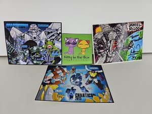 Autographed Starscream Postcard Transformers 2007 Movie Daniel Ross Charticon 13