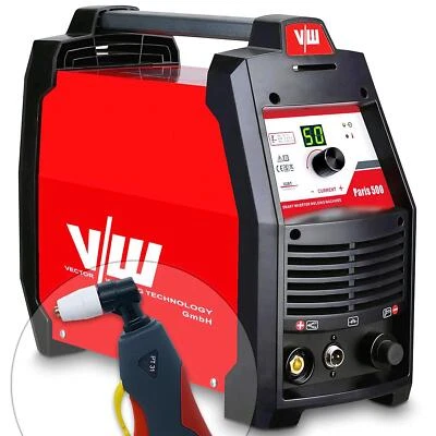 VECTOR WELDING Plasmaschneider 50A, IGBT, Schneiden bis 18mm Steel & 12mm Aluminium | Paris 500
