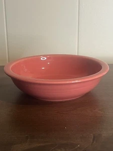 RETIRED Fiesta Flamingo Pink 8” INDIVIDUAL PASTA BOWL 32oz HLC USA~2 Available - Picture 1 of 8