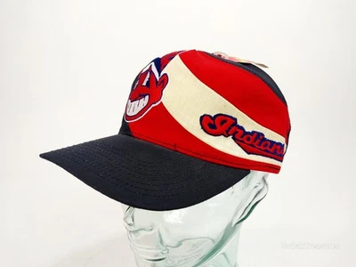 Cleveland Indians Vintage Twins Enterprise Swirl Snapback Cap Hat - Image 1 of 4