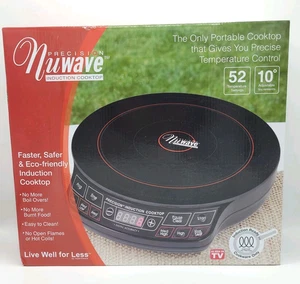 NuWave 30121 Precision Heat Induction Burner 1300 Watts w Digital Accuracy Black - Picture 1 of 2