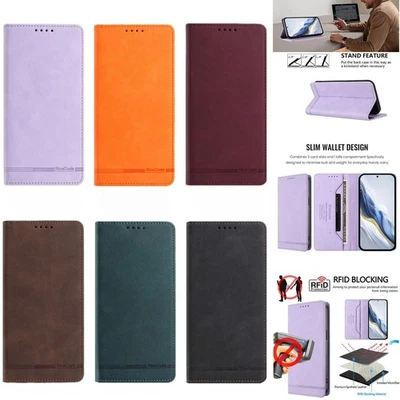 For Google Phone Case Anti-Fraud Skin-Touch Leather Card Holder Flip Wallet Skin - Image 1 of 4