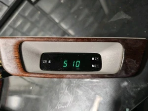 1998-2002 Subaru Forester Clock Woodgrain Trim *TESTED* - Picture 1 of 4