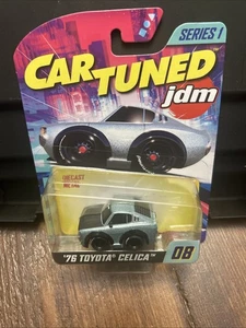 2025 MGA Car Tuned JDM '76 Toyota Celica Diecast Metal Series 1 # 08 NEW - Picture 1 of 4