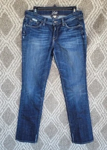 Lucky Brand Jeans von Gene Montesano Zoe Straight Damen 10/30 32 x 32 normale Schrittlänge - Bild 1 von 17