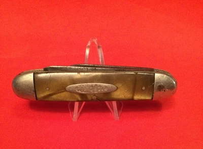 Navaja de bolsillo vintage Robeson pocketeze años 30 navaja antigua EE. UU. Foto 1 de 4