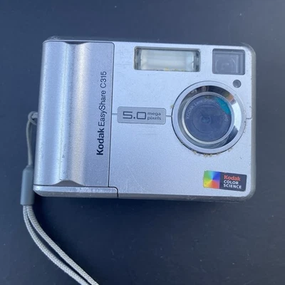 Kodak EasyShare C315 - 5.0MP Digital Camera-Not Working- Tested-Parts? - Image 1 of 4