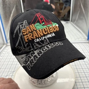 San Francisco california Golden Gate Bridge Hat Cap Embroidered Adult Adjustable - Picture 1 of 11