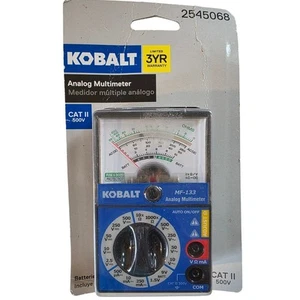 Kobalt Cat II 500 Volt Analog Manuelles Entfernungsmultimeter MF-133 - Bild 1 von 2