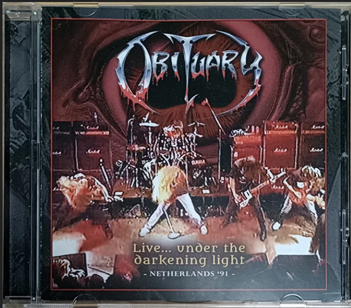 OBITUARY Live… Under the Darkening Light Netherlands '91 Import CD SEALED - Image 1 of 2