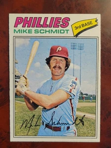 1977 O-Pee-Chee OPC #245 Mike Schmidt Philadelphia Phillies HOF LEGEND  - Bild 1 von 6