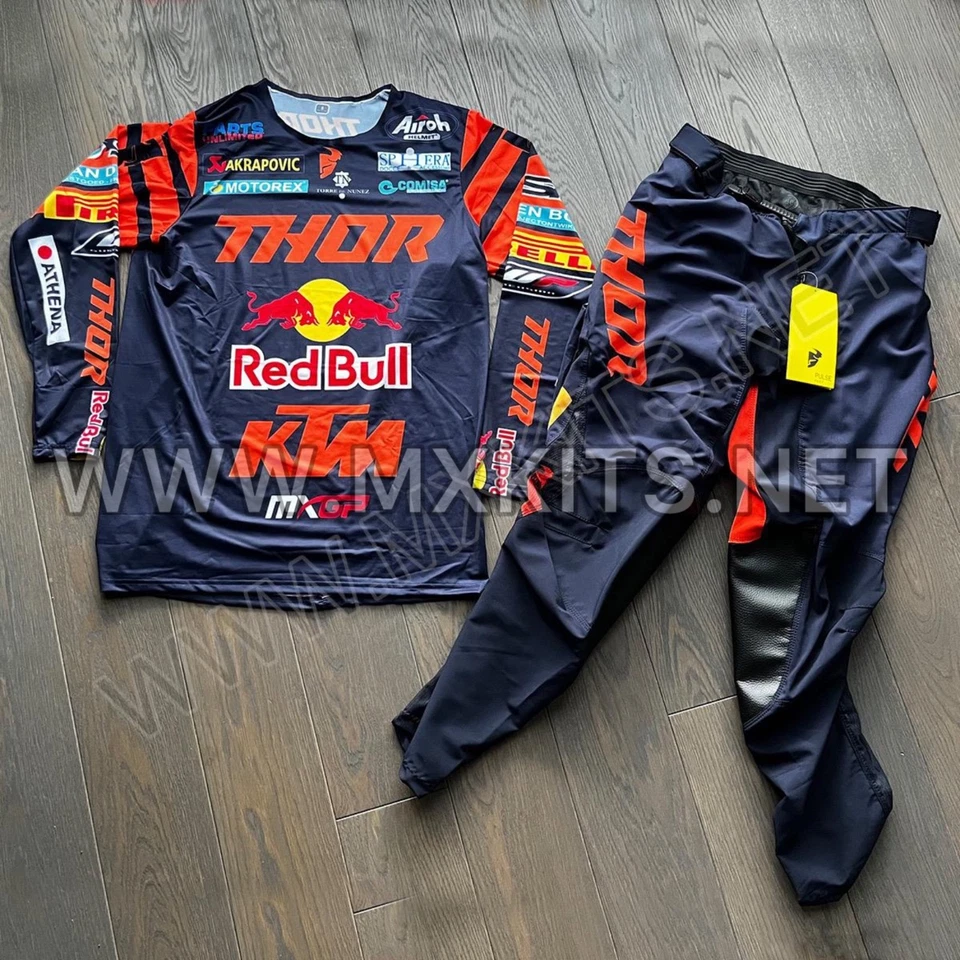 Thor Pulse KTM Red Bull MXGP Gear Set 2024 Motocross Dirt Bike Jersey Pants Kit - Image 1 of 4