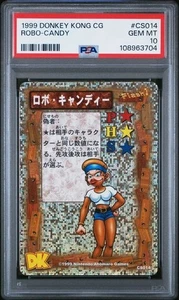 Juego de cartas Donkey Kong 1999 #CS014 ROBO-CANDY PSA 10 POP 3 - Imagen 1 de 2