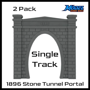 1896 Tunnelportal Set (2 Stück) - Spur N - grau - Bild 1 von 3