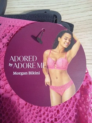 2 PK 3X Morgan Bikini V-Front Lace Adored By Adore Me  - Image 1 of 2