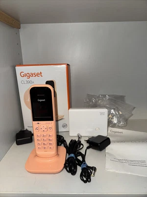 Gigaset CL390A Schnurloses Telefon Anrufbeantworter Design DECT Display Beige - Bild 1 von 4
