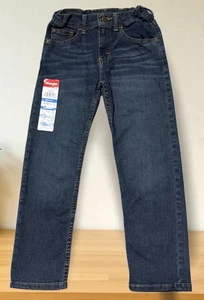 Wrangler Jeans Boys Size 8 Blue Five Star Straight Fit Regular Adjustable Waist - Picture 1 of 4