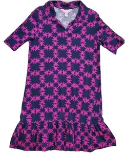 NWOT Lilly Pulitzer Girls Polina Polo Dress Get Hoppy Frog X-Large (12-14) - Picture 1 of 3