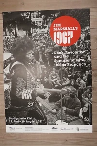 Jimi hendrix. Poster Ausstellung Jim Marshall 1967. in kiel - Bild 1 von 1