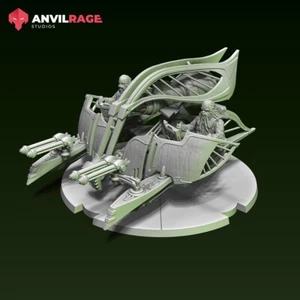 Swamp Speeder Vehicle | Furry KS | Legion | Anvilrage Studios | 3d Printed - Bild 1 von 6