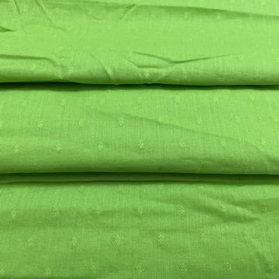 Tela de algodón verde lima gasa diamante patrón texturizado sólido 1 1/4 yardas x 54" Foto 1 de 4