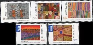 2009 Australia Indigenous Culture Set Of 5 Mint Never Hinged, Clean & Fresh - Bild 1 von 1