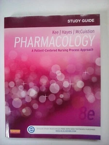 Paperback Pharmacology 8e Study Guide 2015 Kee Hayes McCuistion - Imagen 1 de 2