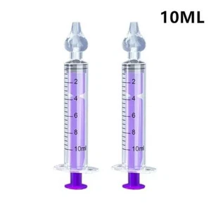 2pcs Needle Tube Baby Nasal Aspirator Syringe Baby Nose Cleaner Infant Rhinitis - Picture 1 of 32