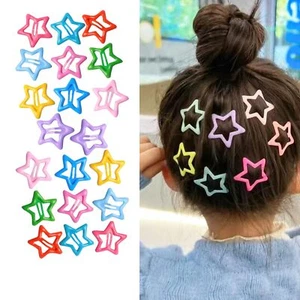 Star Hair Clips Exquisite Delicate colorful Hair Pins Accessories Metal Cryst... - Picture 1 of 6