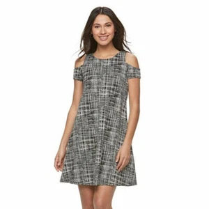 Sharagano Size 12 Cold Shoulder A-Line Madiba Dress RP $118 - Picture 1 of 6