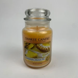 RETIRED Yankee Candle "BANANA CREAM PIE" Large 22 oz unbenutzt FRISCH ~ SELTEN ~ NEU - Bild 1 von 9