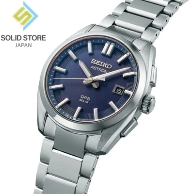Reloj solar radio GPS titanio SEIKO ASTRON Origin SBXD033 esfera azul oscuro 41 mm Foto 1 de 4