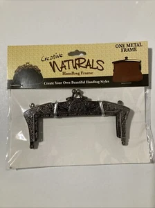 Blumenthal Creative Naturals Victoria Purse Frame Clasps Antique Silver - Picture 1 of 5