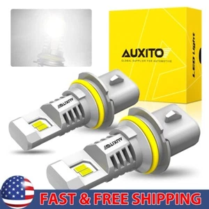 AUXITO Combo HB5/9007 LED CANBUS Bulb White Headlight High Low Dual Beam 2/4X - Picture 1 of 11