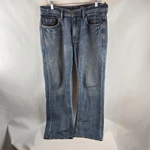 Buffalo David Bitton Jeans Mens 32x30 Blue Denim Ruffer Straight Normcore - Picture 1 of 11