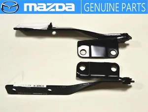 MAZDA GENUINE OEM 86-92 RX-7 FC3S Bonnet Hood Hinge Set Bracket JDM OEM S4 S5 - Picture 1 of 1