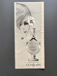Guerlain Paris Parfum Fragrance 1964 Vintage Ad Werbung Reklame - Bild 1 von 1