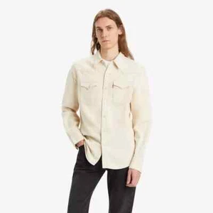 Levi's Barstow Western Denim Pearl Snap Hemd Herren Medium Beige 857440068 - Bild 1 von 4