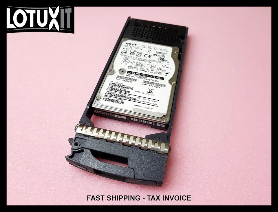 NetApp 900GB 10K 2.5 6G SAS HDD X423A-R5 108-00222 00V7528 DS2246 FAS2240 - Image 1 of 1
